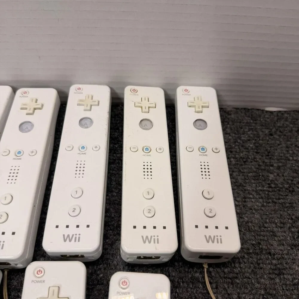 Lot Of 12 Nintendo Wii Remote Controller RVL-003 White OEM Bluetooth Tested